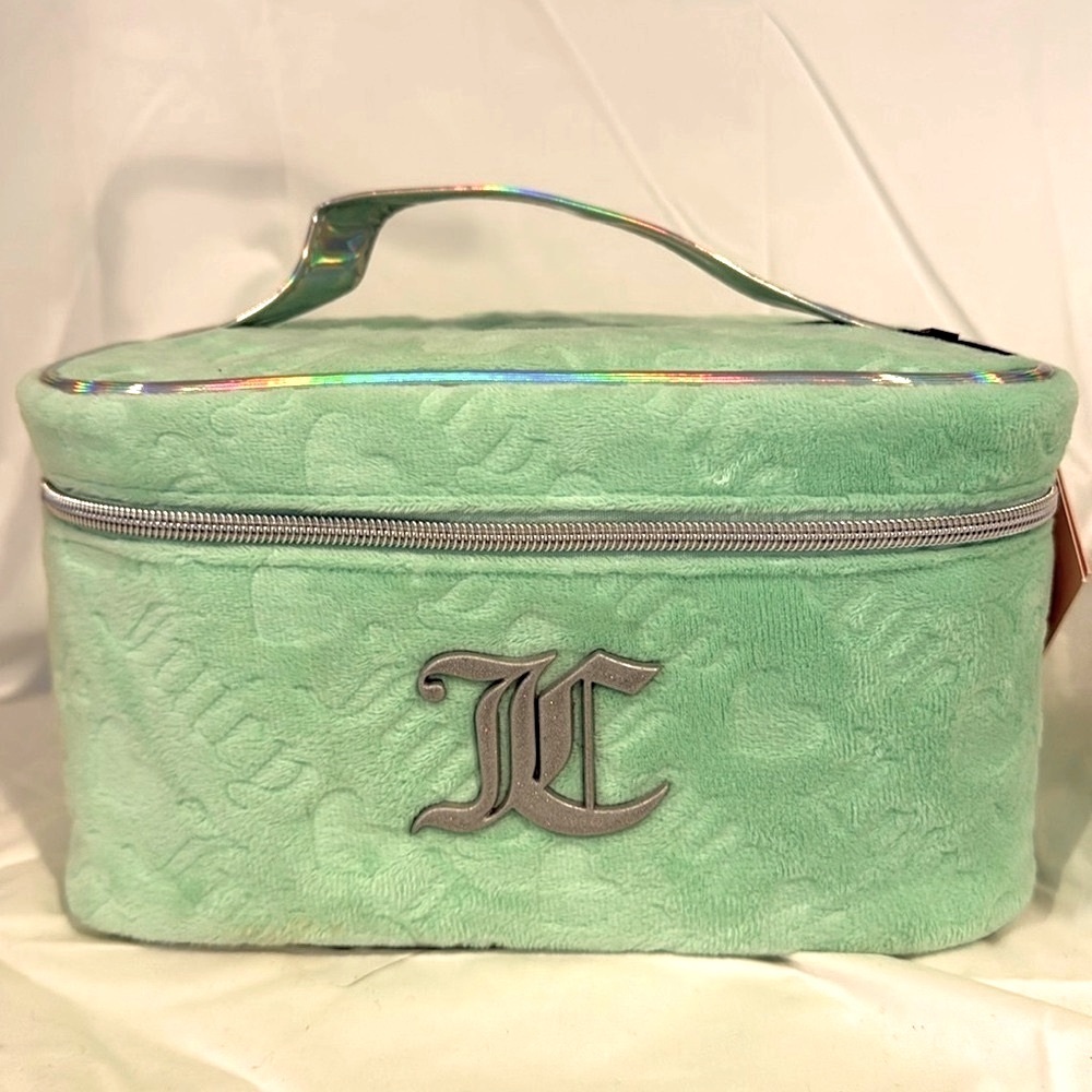 Juicy Couture Mint Green Bag with Silver Accents